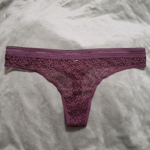 Purple/Mauve Lace Thong (unworn)